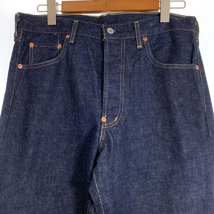 90's LEVI'S リーバイス 701XX BIG E 復刻 バックルバック テーパードデニムパンツ インディゴ 紙パッチ 日本製 91年 Size 34×34 福生店