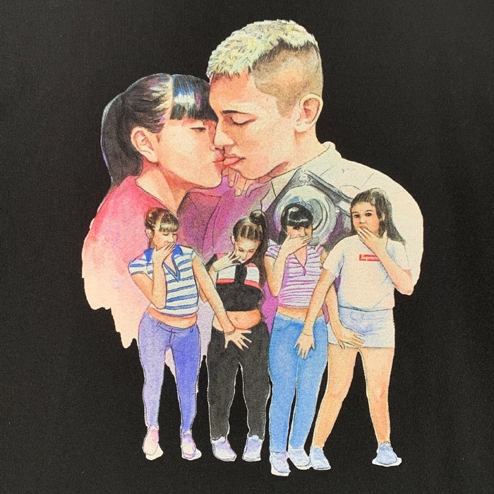 SUPREME シュプリーム 17AW Kiss Tee キス プリントTシャツ ブラック Size L 福生店