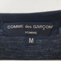 COMME des GARCONS HOMME コムデギャルソンオム HE-T113 AD2009 小紋柄 パッチワーク Tシャツ ネイビー sizeM 瑞穂店