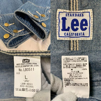 Lee リー STANDARD CALIFORNIA スタンダードカリフォルニア デニムカバーオール ライトブルー LB0511 Size L 福生店