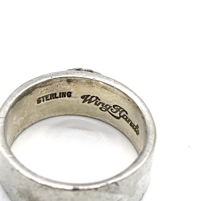 Wing Hands ウィングハンズ 銀縄ターコイズ シルバーリング STERLING Size 15号 福生店