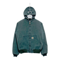 00's Carhartt カーハート アクティブジャケット スモークグリーン ユース レディースサイズ Y06HTG size L-R 瑞穂店
