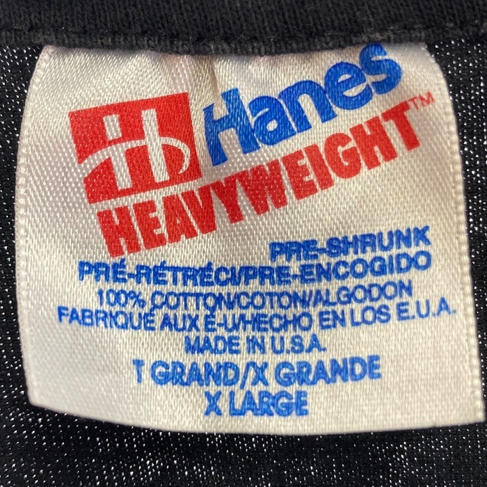 Marlboro マルボロ 90's Hanesボディ シングルステッチ Coyote Bluff ポケット付きTシャツ ブラック sizeXL 瑞穂店