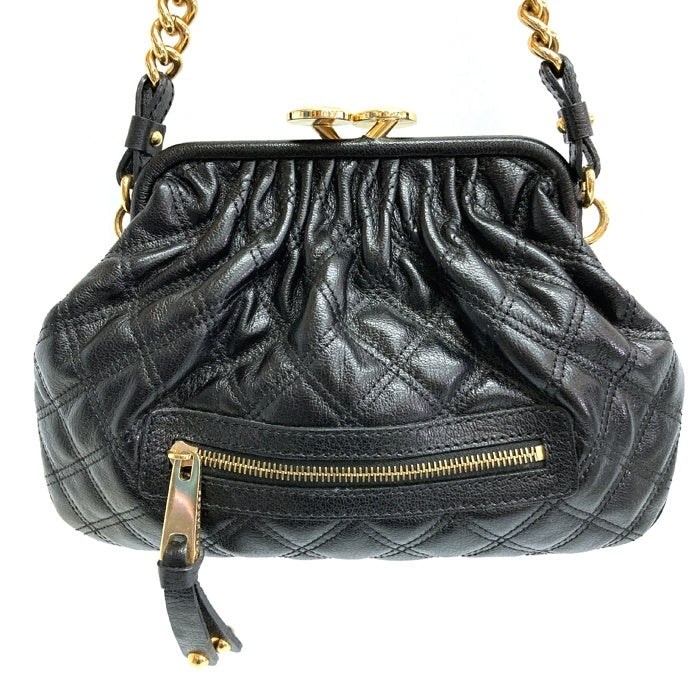 MARC JACOBS マークジェイコブス がま口 チェーン 2way ショルダーバッグ ブラック 瑞穂店