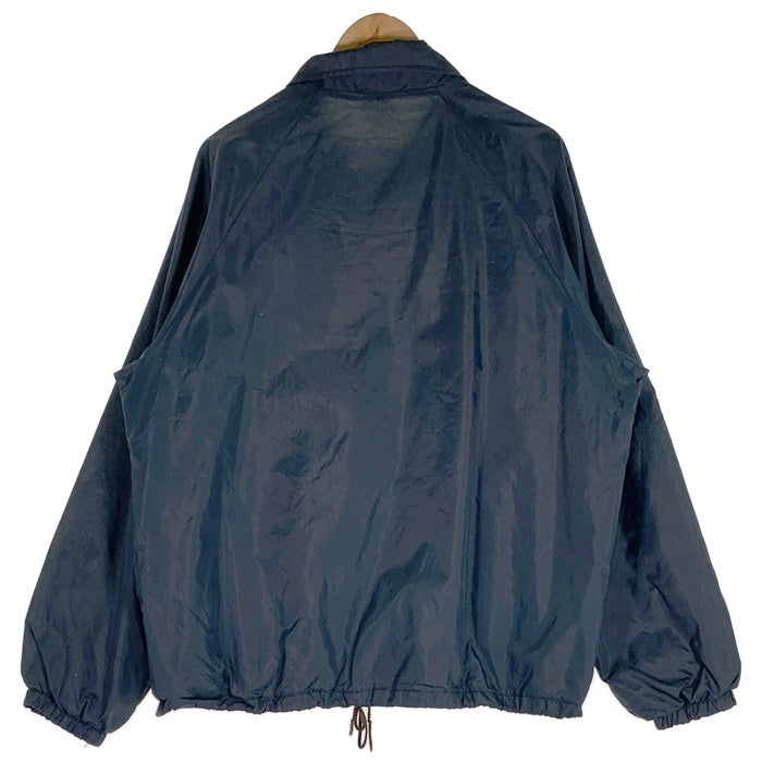 AUBURN SPORTSWEAR アーバンスポーツウェア TEACHER’S HIGHLAND CREAM SCOTCH WHISKY ナイロン コーチジャケット ネイビー USA製 Size XL 福生店