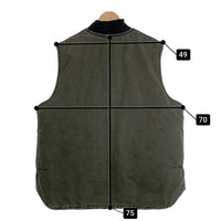 00‘ｓ Carhartt カーハート Duck Work Vest ダック ワーク ベスト モスグリーン Size XXL相当 福生店