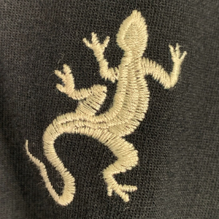 agnes b. homme アニエスベーオム レザール刺繡 コットンシャツ ブラック 長袖 日本製 オールド Size 2 福生店