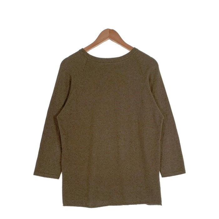 TENDERLOIN テンダーロイン ラグランスリーブ 七分袖 アンゴラ ウールニットセーター オリーブ Size M 相当 福生店