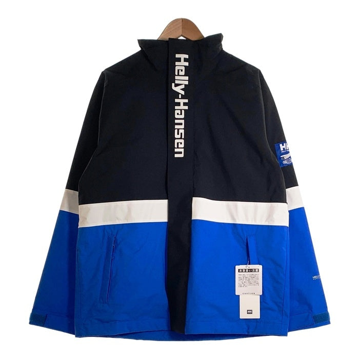 CHALLENGER チャレンジャー HELLY HANSEN ヘリーハンセン 26SS Racing Jacket ビッグロゴ レーシング ジャケット ブラック ブルー HH12640X1 Size L 福生店