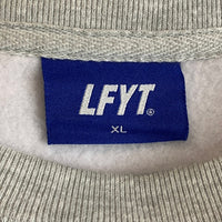 LFYT エルエフワイティー SAMPLES サンプルズ NEW YORK プリント クルーネックスウェットトレーナー ヘザーグレー Size XL 福生店