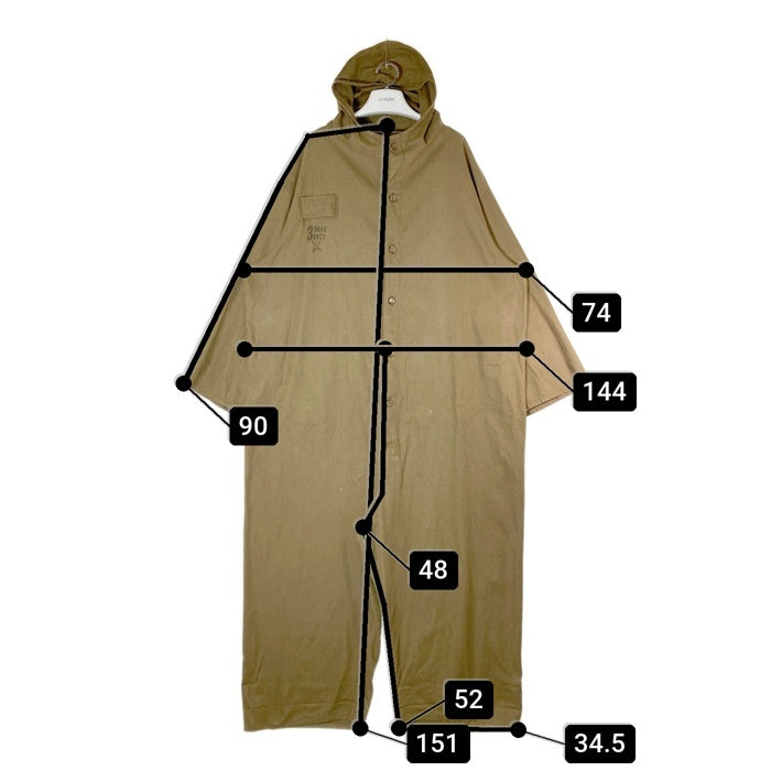 チェコ軍 70's オールインワン ツナギ オリーブ size- 瑞穂店