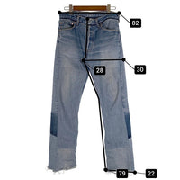 READYMADE レディメイド DENIM FLARE 再構築 ダメージ加工 デニム フレア パンツ ライトブルー RE-CO-BL-00-00-243 Size Free 福生店