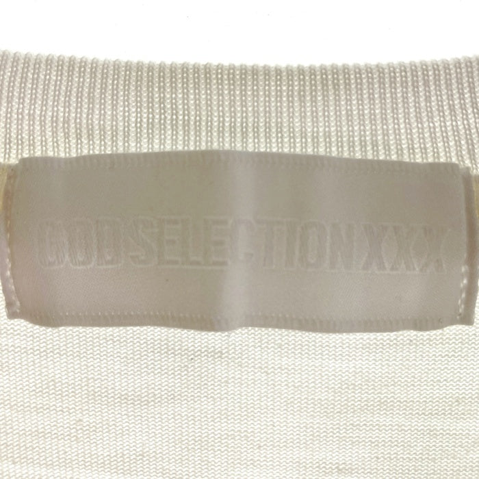 god selection xxx ゴッドセレクショントリプルエックス Tシャツ  ホワイト sizeL 瑞穂店