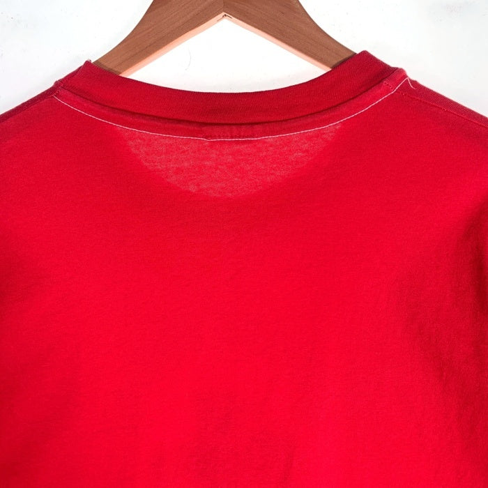 ~90's TEN STRIKE テンストライク SOUTHEAST ACADEMIC CENTER カレッジプリント 半袖 Tシャツ シングルステッチ レッド Size M 福生店