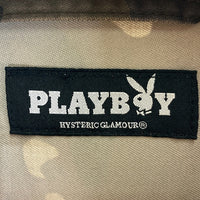 HYSTERIC GLAMOUR ヒステリックグラマー×PLAYBOY ファティーグジャケット 迷彩 グレー sizeS 瑞穂店