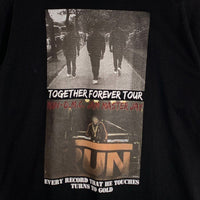 Ricky Powell リッキーパウエル RUN DMC ランディーエムシー フォトプリント Tシャツ TOGETHER FOREVER TOUR ブラック Size M 福生店