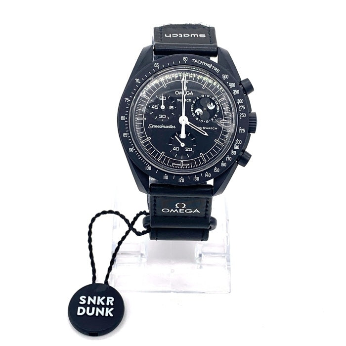 OMEGA オメガ SWATCH スウォッチ MISSION TO THE MOONPHASE BIOCERAMIC MOONSWATCH COLLECTION 腕時計 ブラック 福生店