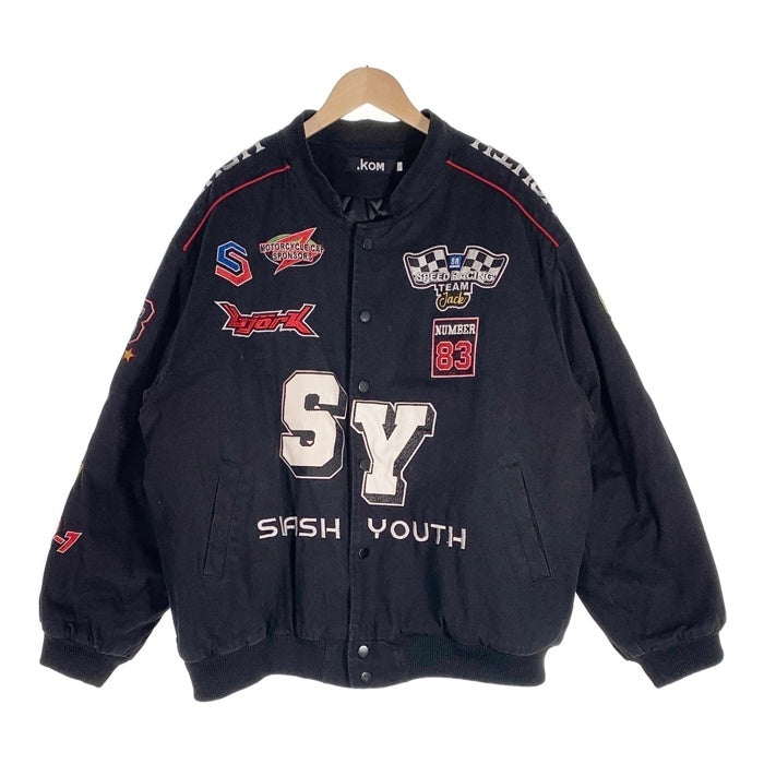 .KOM ドットコム SLASH YOUTH レーシングジャケット ブラック Size L 福生店