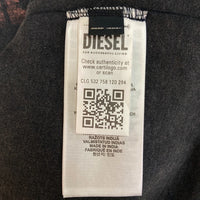 DIESEL ディーゼル T-CRAOR-LS インサイドアウト 長袖Tシャツ ブラック sizeM 瑞穂店