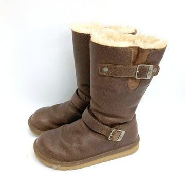 UGG アグ 5678 KENSINGTON ケンジントン シープライナー エンジニアブーツ ブラウン size24cm 瑞穂店