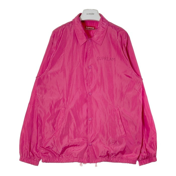 Supreme×MARK GONZALES シュプリーム×マークゴンザレス 13SS スフィンクス コーチジャケット ピンク sizeL※襟・袖口汚れ有 瑞穂店