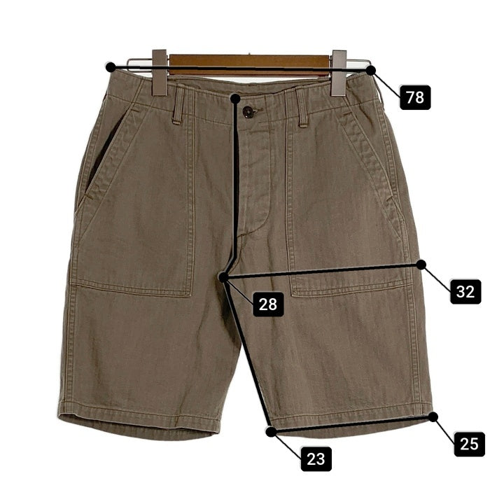 WAREHOUSE ウエアハウス ヘリンボーン ベイカーショーツ ショートパンツ オリーブ Size 32 福生店