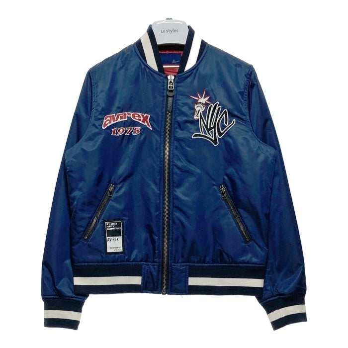 AVIREX アヴィレックス NYC アワードジャケット スタジャン ネイビー レディース 6262067 Size L 瑞穂店