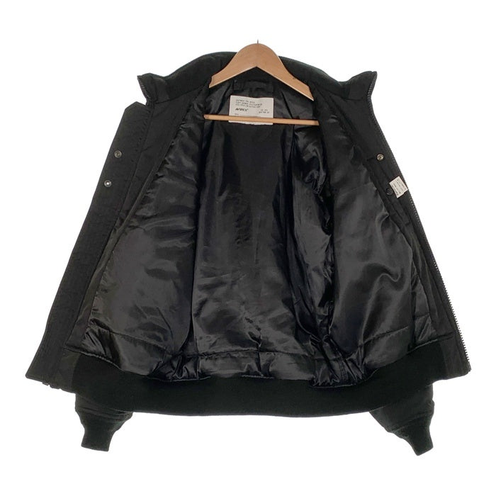 AVIREX アヴィレックス STENCIL JACKET ステンシルジャケット 中綿 シンサレート ブラック 783-4252036 Size L 福生店