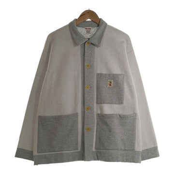 RELAX FIT リラックスフィット BLANKET スウェット パイル カバーオール グレー ホワイト Size F 福生店