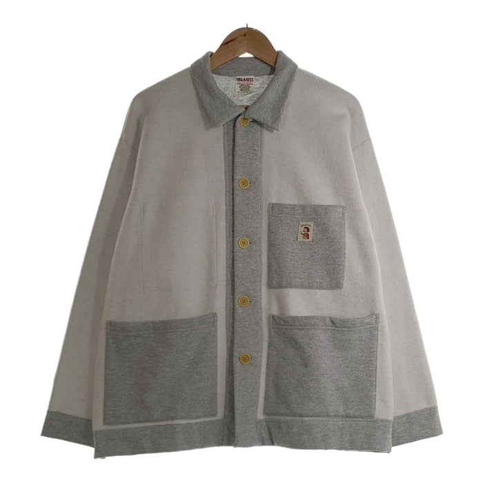 RELAX FIT リラックスフィット BLANKET スウェット パイル カバーオール グレー ホワイト Size F 福生店