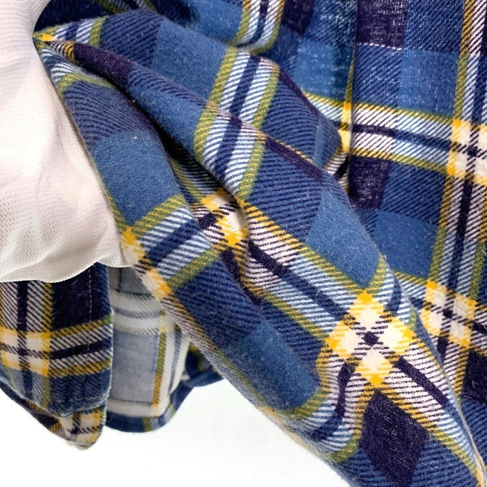 AHM フランネルチェックガウン ブルー US古着 Size M 福生店