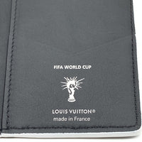 Louis Vuitton ルイヴィトン FIFA WORLD CUP 2022 オーガナイザー ドゥポッシュ レザーカードケース 名刺入れ ブラック ホワイト M81732 福生店