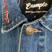 EXAMPLE  エグザンプル PEACE DENIM JACKET デニム ジャケット ライトブルー Size XL 福生店