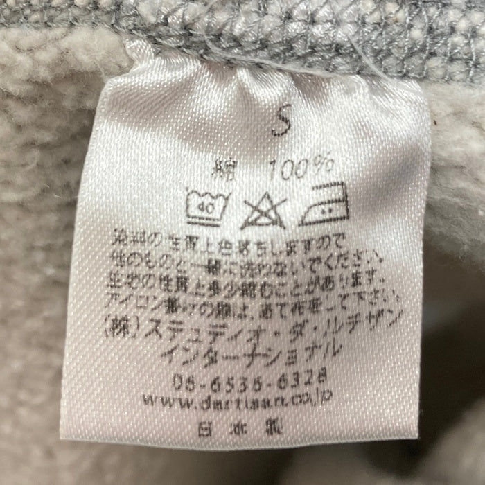 STUDIO D'ARTISAN ステュディオダルチザン S.D.NAVY プリント スウェットトレーナー グレー sizeS 瑞穂店