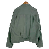 oddment オッドメント リメイク コットン ワークジャケット オリーブ 米軍バッグ生地 Tバック Size XL 相当 福生店