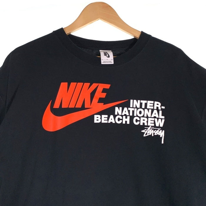 NIKE ナイキ 20AW STUSSY ステューシー BEACH POSSE TEE ロゴプリントTシャツ ブラック DO3070-010 Size XL 福生店