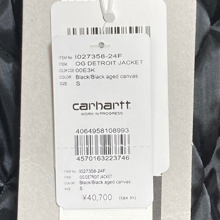 Carhartt WIP カーハートワークインプログレス OG DETROIT JACKET デトロイトジャケット ブラック 1 1027358-24F Size S 瑞穂店