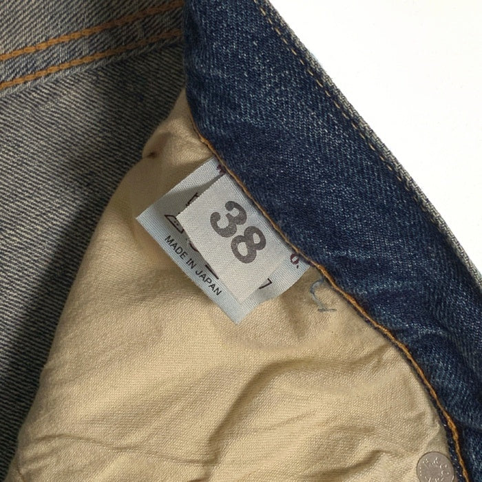 WAREHOUSE ウエアハウス 1105 2nd-Hand セカンドハンド ヴィンテージ加工 テーパードデニムパンツ ライトブルー Size 38×29 福生店