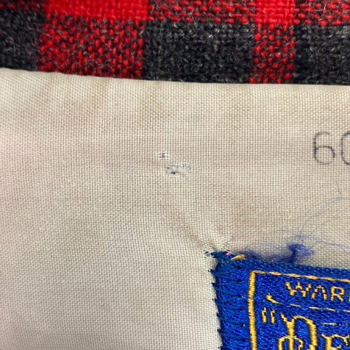 PENDLETON ペンドルトン 60-620 ウール テーラードジャケット 50's ブラックxレッド チェック sizeM 瑞穂店