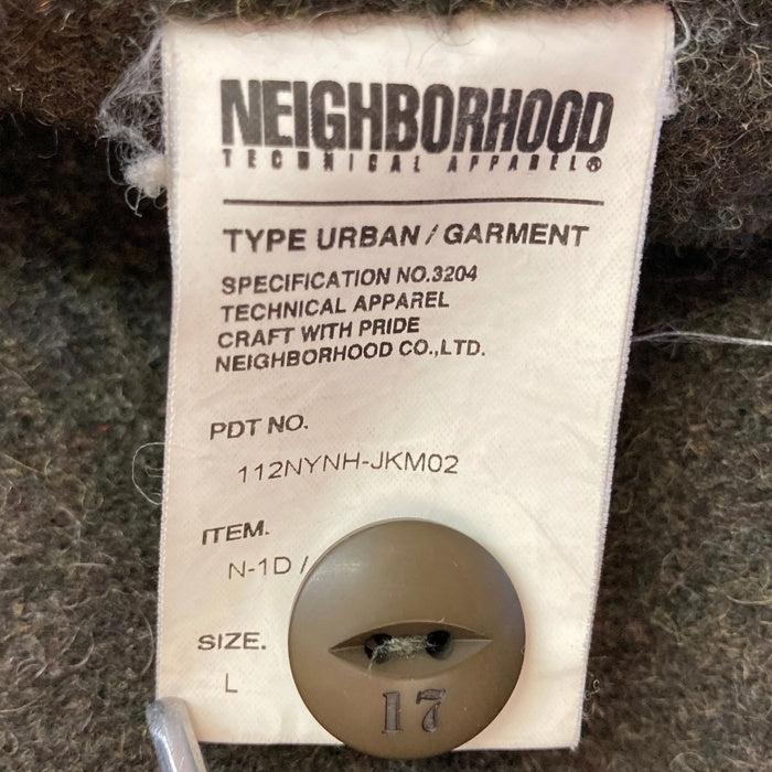 NEIGHBORHOOD ネイバーフッド 112NYNH-JKM02 N-1 デッキジャケット ブラウン sizeL 瑞穂店