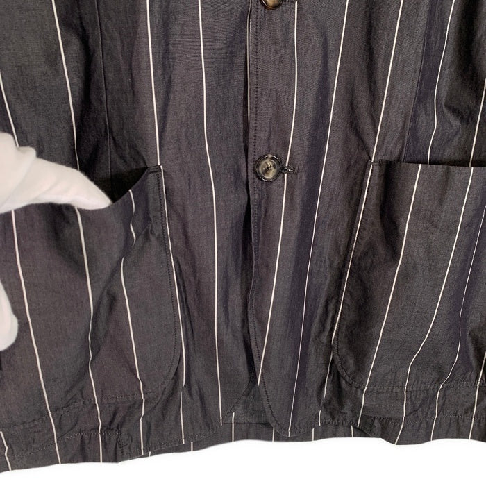 LARDINI ラルディーニ コットン ストライプ 2B テーラードジャケット 春夏 薄手 Size XXL 福生店
