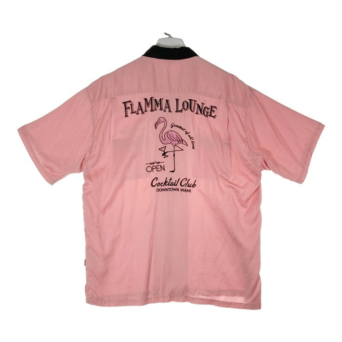 AVIREX アヴィレックス 783-4123015 AVIREX BOWLING SHIRT MIAMI ボウリングシャツ マイアミ ピンク sizeXL 瑞穂店