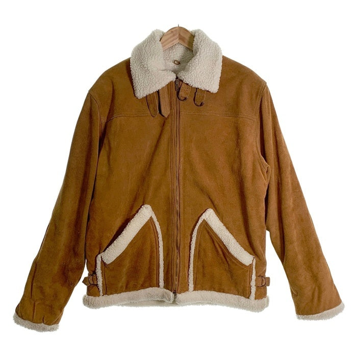 WESTERN by ON TIME スウェード B-3型 レザージャケット ブラウン 内ボア USA製 Size 42 福生店