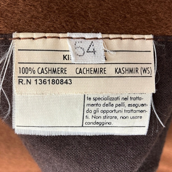 Salvatore Ferragamo サルヴァトーレフェラガモ ナッパレザー×カシミア リバーシブルコート ブラック×キャメル size54 瑞穂店