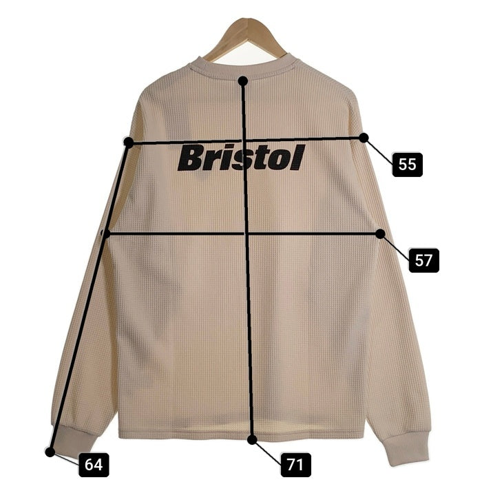 F.C.Real Bristol エフシーレアルブリストル テック ワッフルサーマルカットソー 長袖 アイボリー FCRB-240037 Size M 福生店