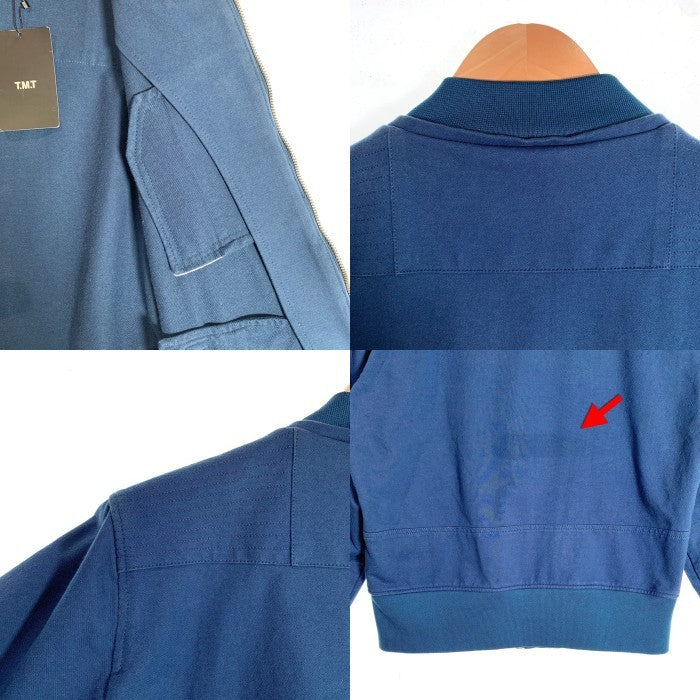 TMT ティーエムティー 16SS SWEAT DESIGN BLOUSON スウェットデザインブルゾン ジャケット ネイビー TJK-S1607 Size 不明 福生店