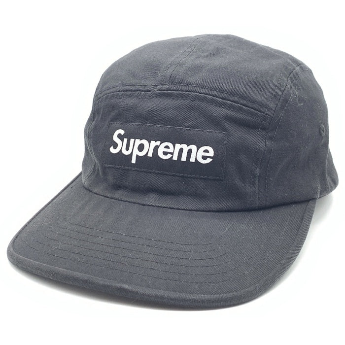 SUPREME シュプリーム Washed Chino Twill Camp Cap ウォッシュドチノツイル キャンプキャップ ブラック 福生店