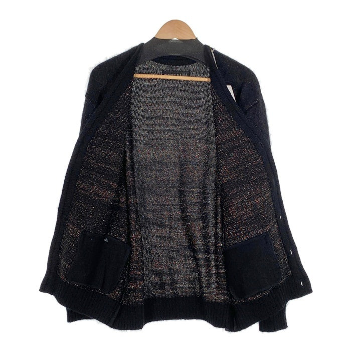 WACKO MARIA ワコマリア 24AW GLITTER MOHAIR CARDIGAN ( TYPE-1 ) ブラックレインボーラメ柄 モヘアカーディガン ブラック 24FW-WMK-KN16 Size L 福生店