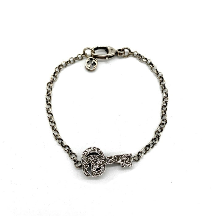 Gucci グッチ GGマーモント アラベスク キー チェーンブレスレット シルバー Size 16 (16-17cm) 福生店