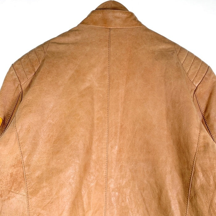 ICE BERG アイスバーグ スタンドカラーレザージャケット キャメル 121-52-11103 Size 52/36 福生店